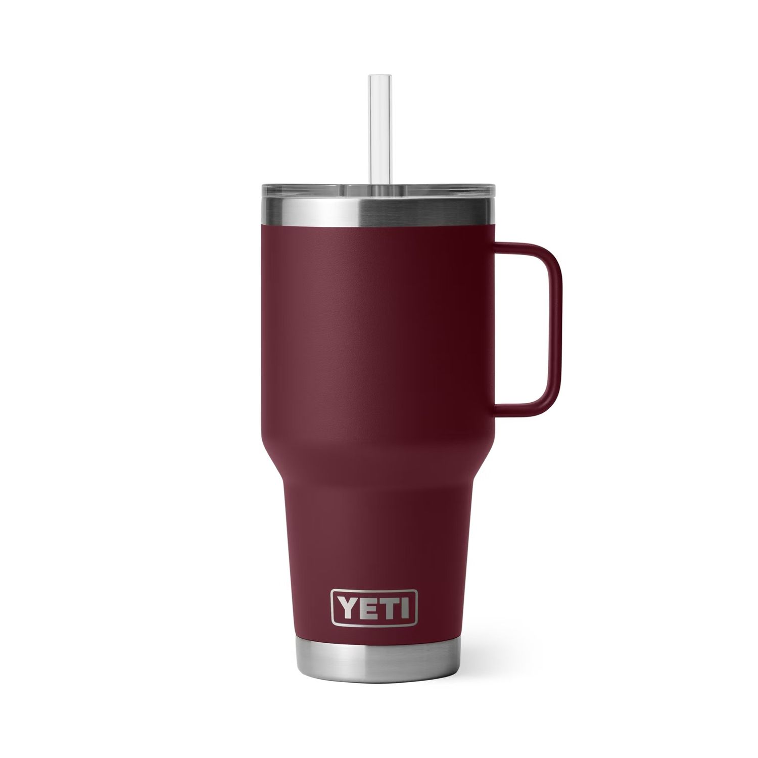 Yeti Rambler 35 oz Straw Mug, Color: Wild Vine Red