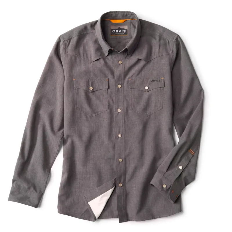 Orvis Tech Chambray Western Shirt Long Sleeve