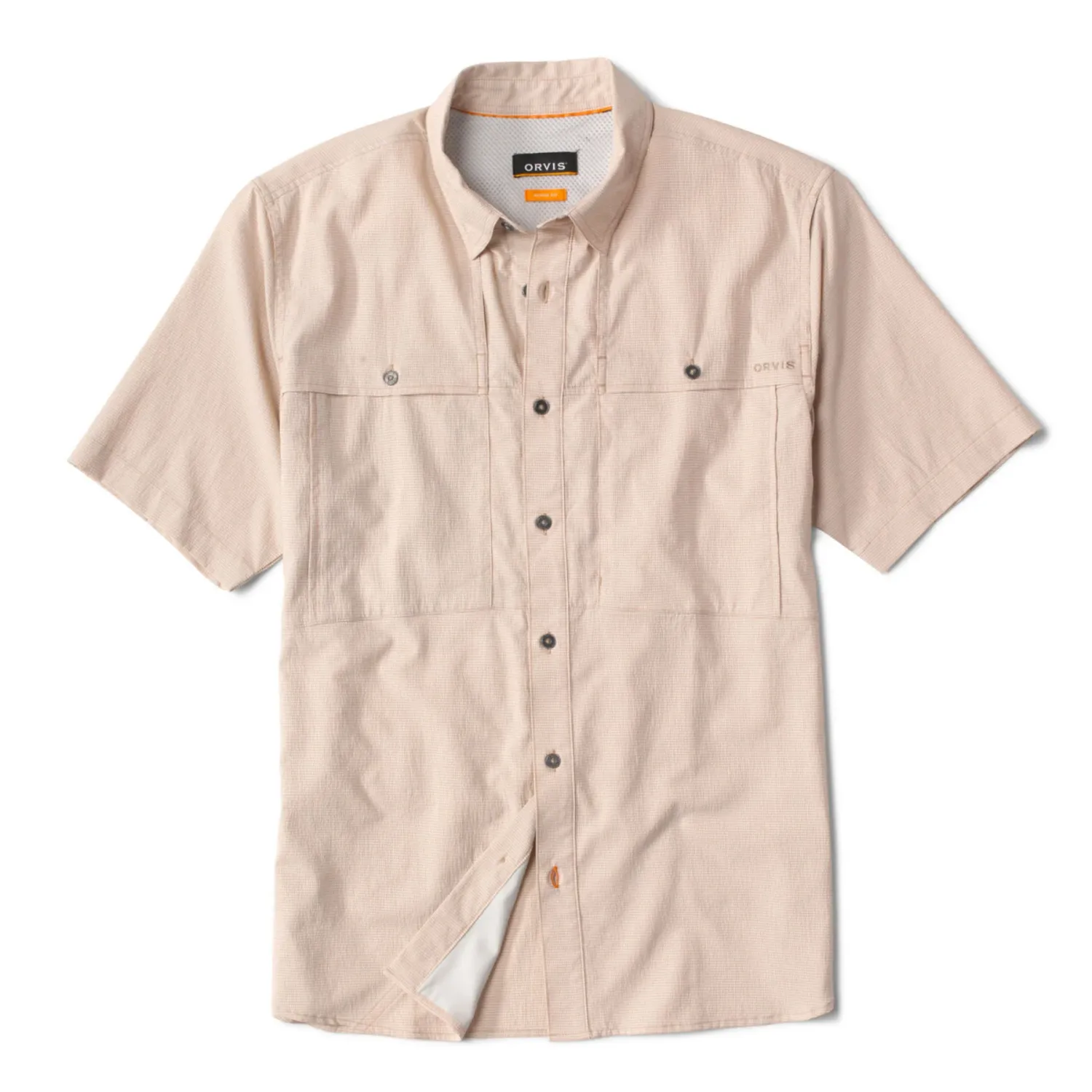 Orvis Open Air Caster Short Sleeve, Color: Feather, Size: S