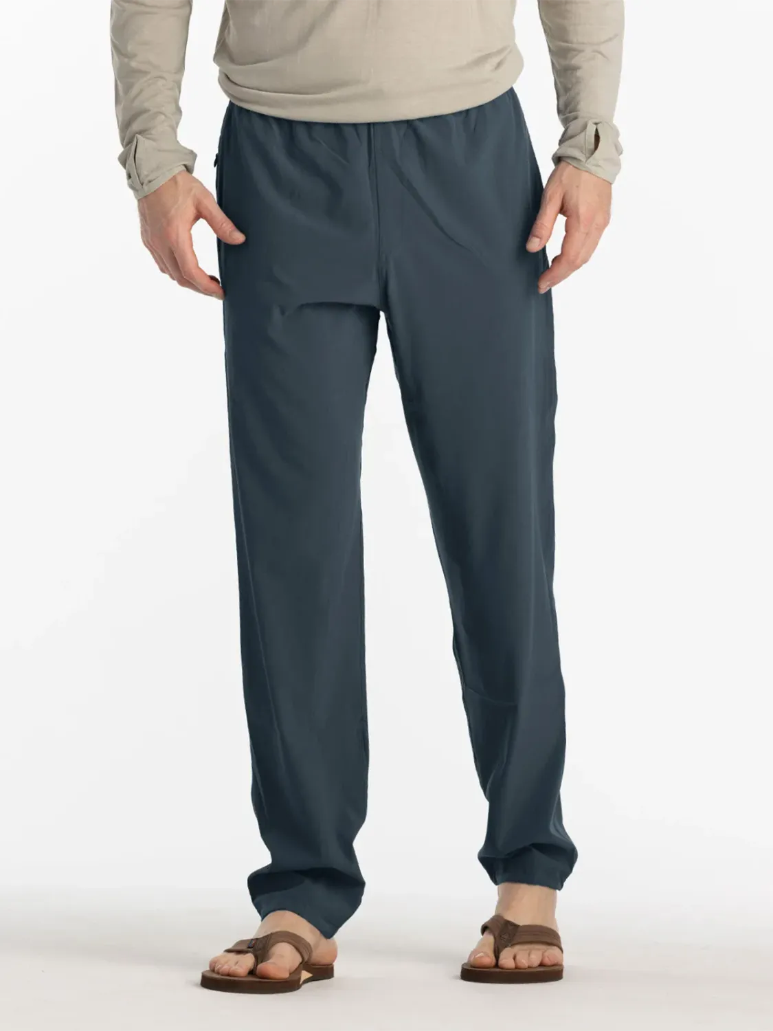 Free Fly Men&#39;s Breeze Pant, Color: Blue Dusk II, Size: M