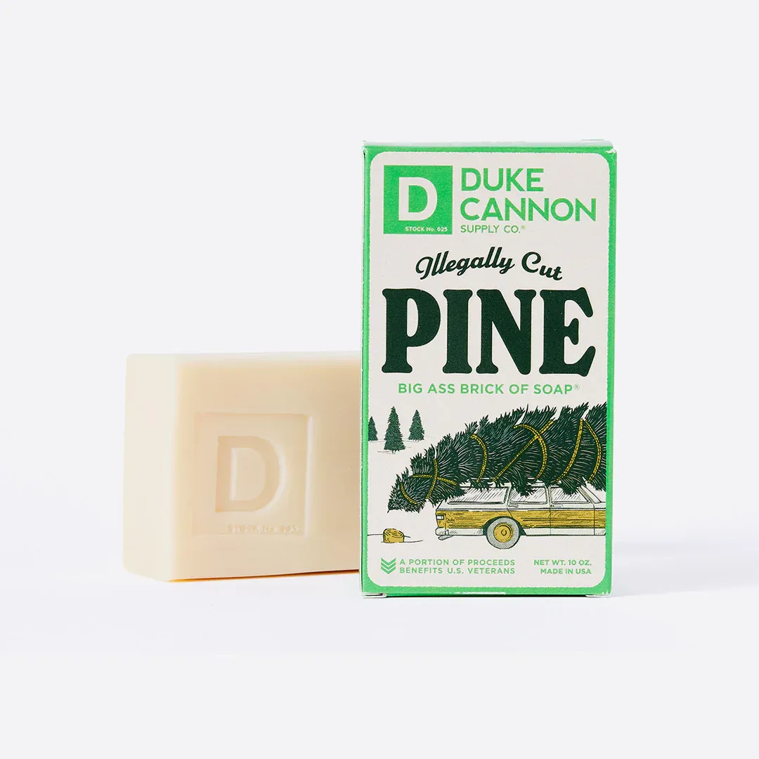 Duke Cannon Big Ass Brick of Soap - Illegally Cut Pine
