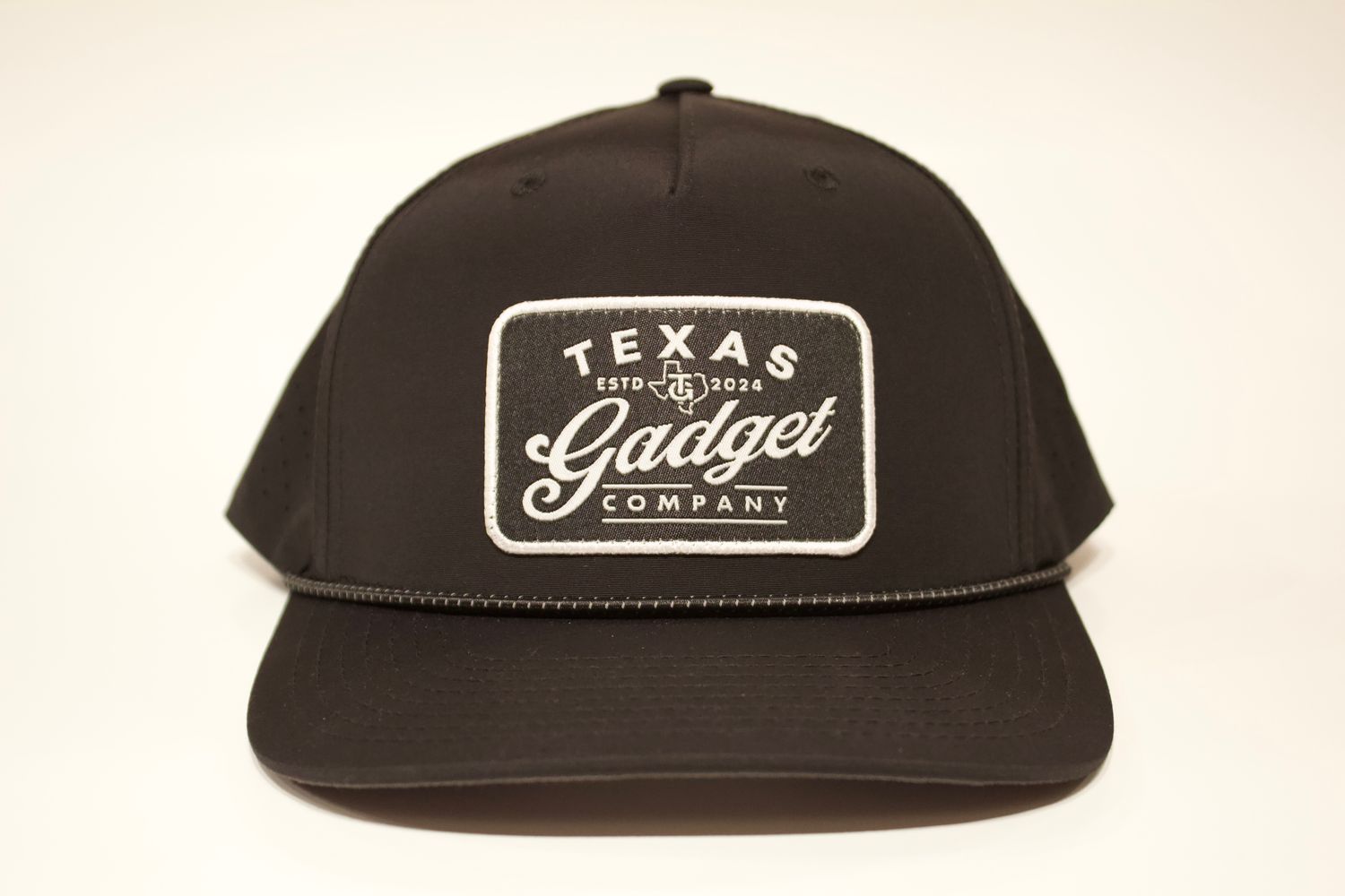 TGC 355 Performance Hat Black/White Black