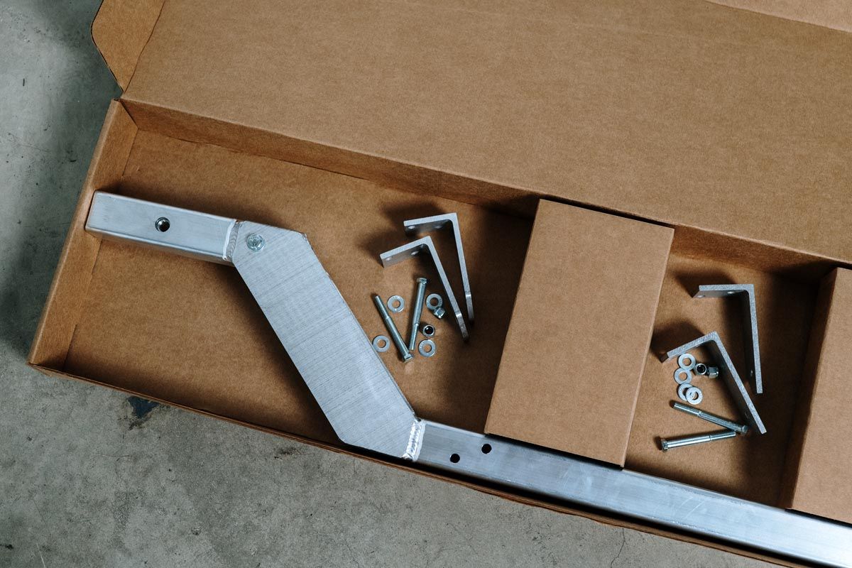 Pakmule Black Scout 7” Riser Hitch Tounge