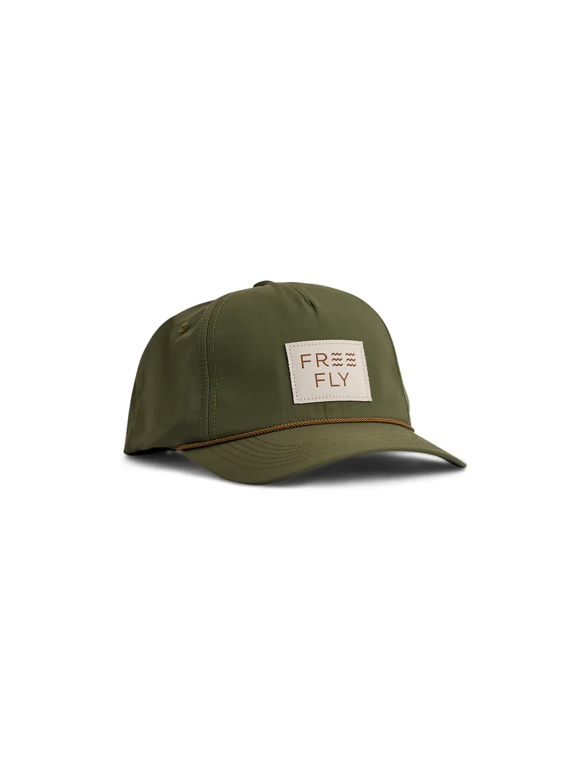 Free Fly Wave 5-Panel Hat, Color: Dark Olive, Size: OS
