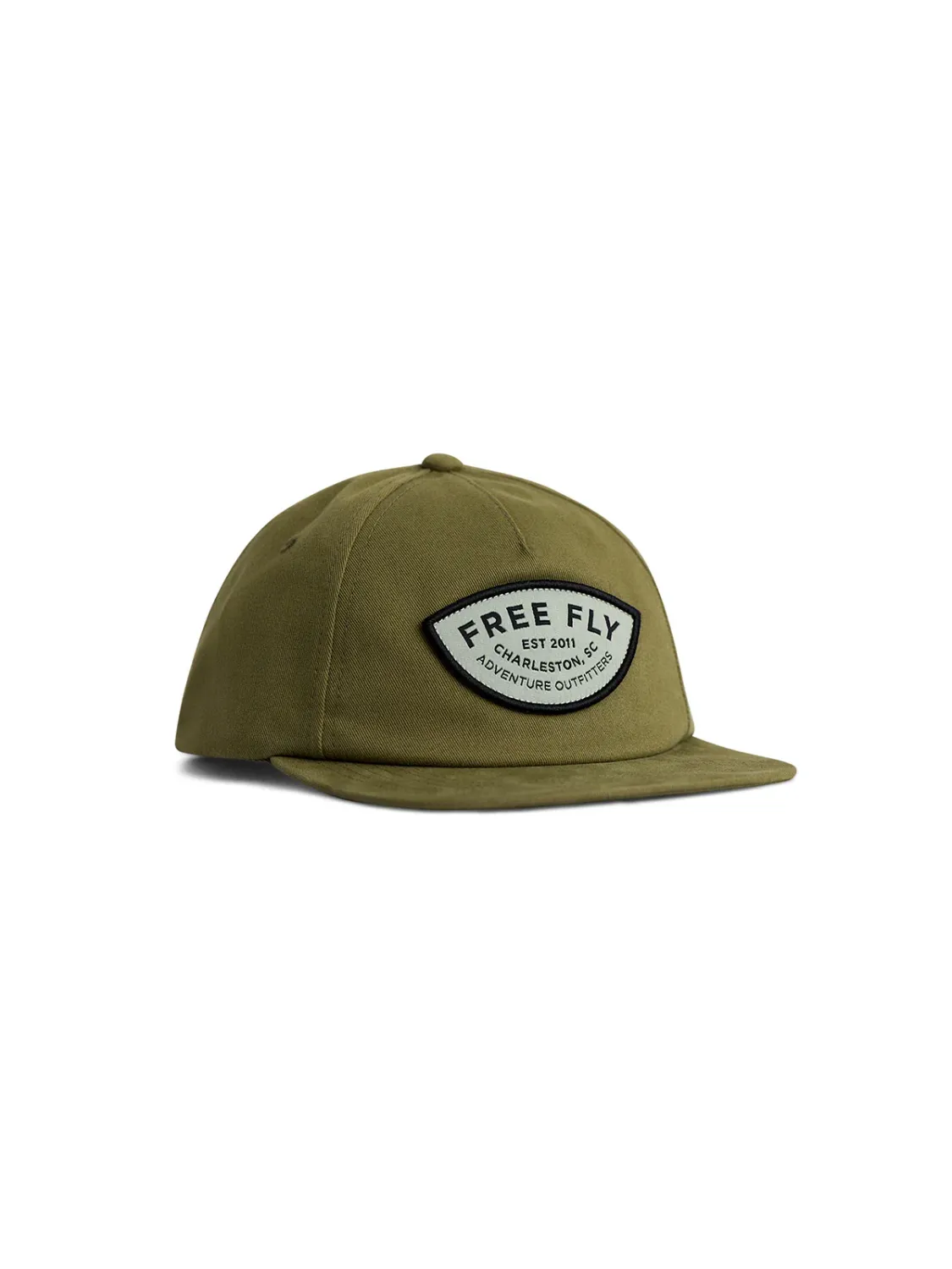 Vintage Outfitters Flat Brim Hat, Color: Leaf, Size: OS