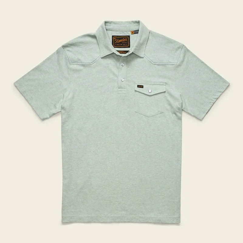 Howler Ranchero Polo, Color: Seafoam, Size: M
