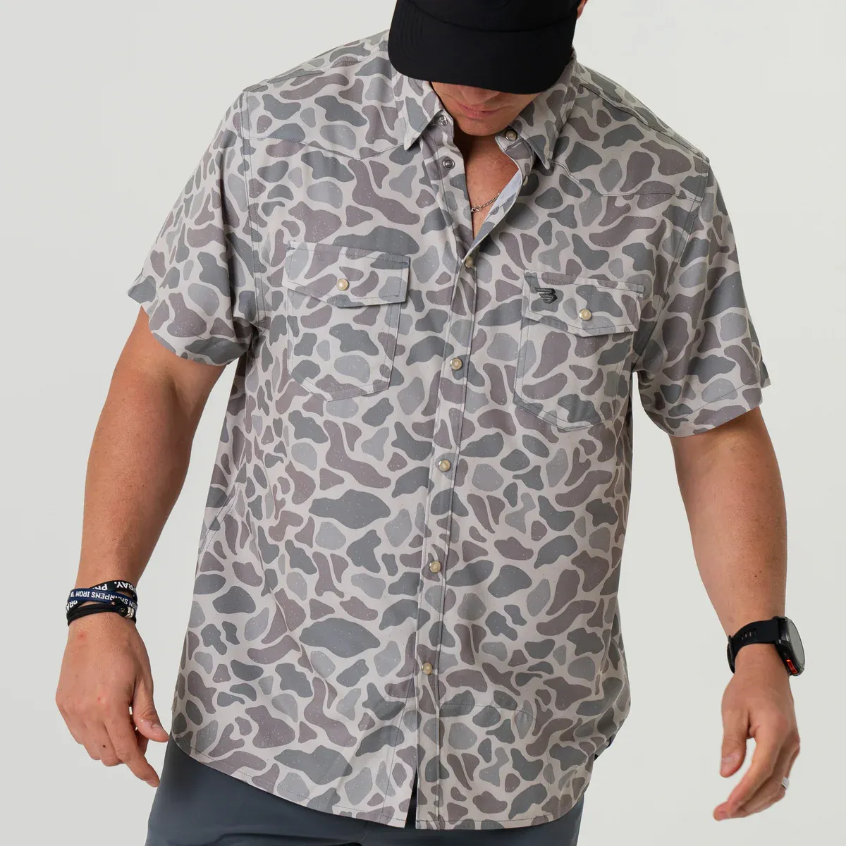 Burlebo Performance Western Shirt-Classic Deer Camo