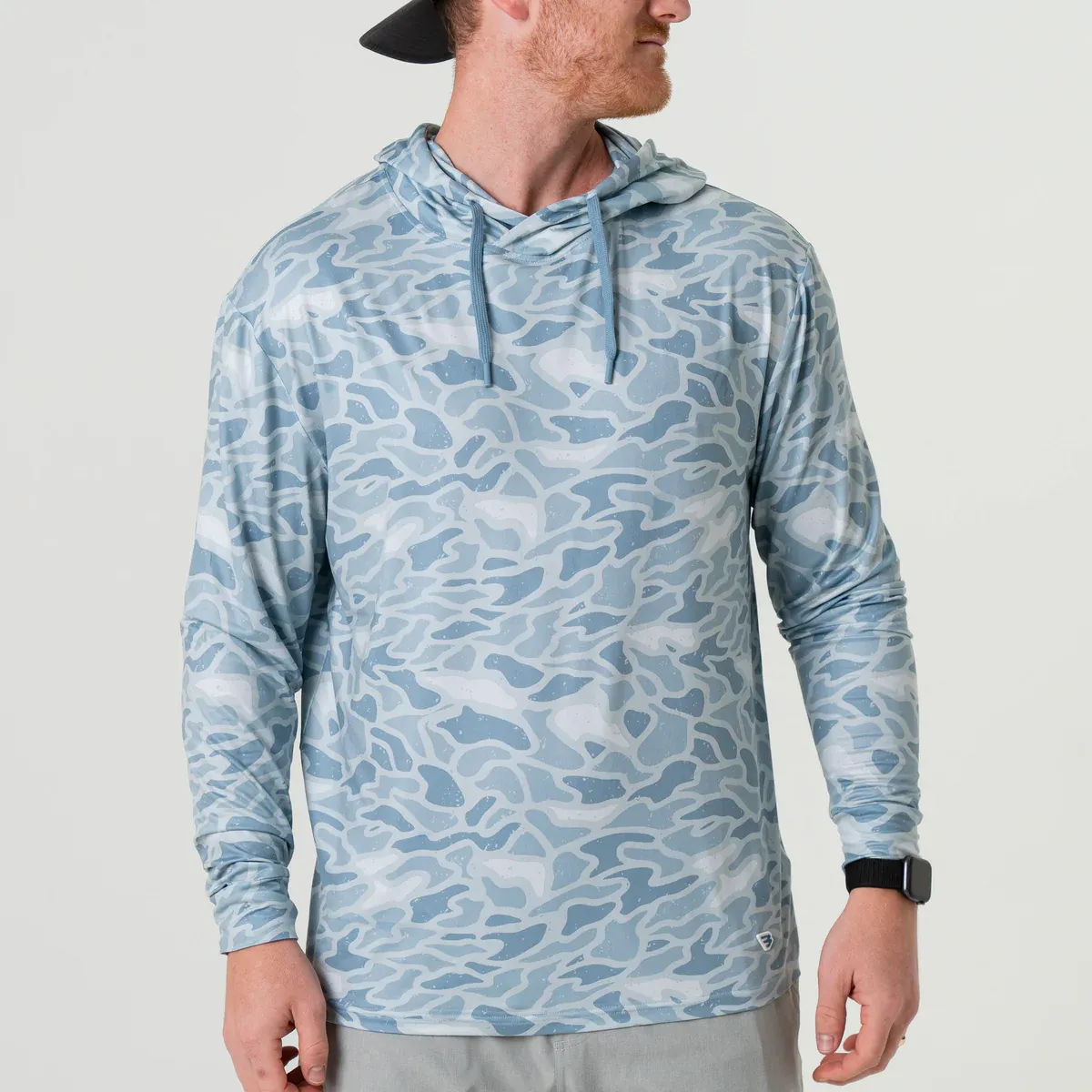 Burlebo Performance Hoodie- Seaside Camo