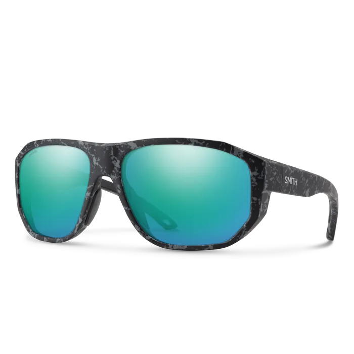 Smith Outrigger Matte Ash Marble| Chromapop Polarized Opal Mirror