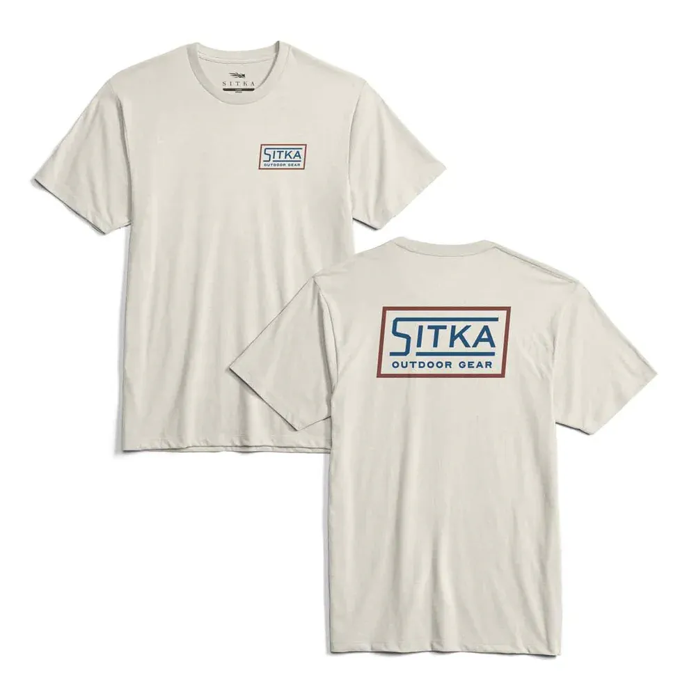 Sitka Stencil Tee Ivory