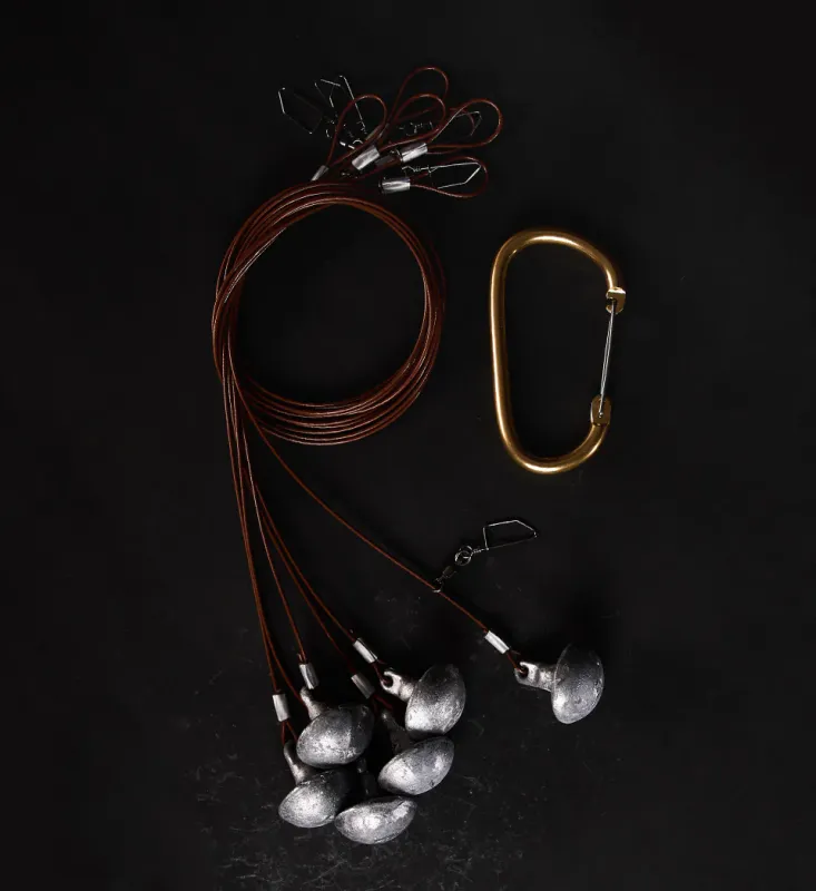 4ft 4oz Teardrop TX Rigs - Brown 12ct