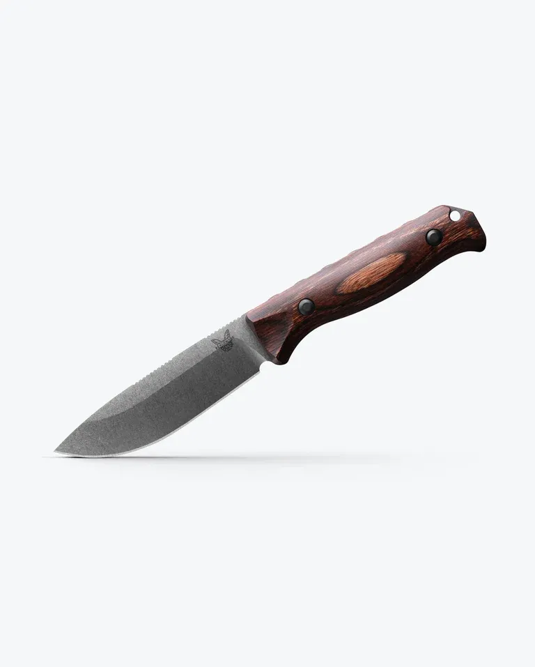 Benchmade 15002 Saddle Mountain Skinner Stabilized Wood