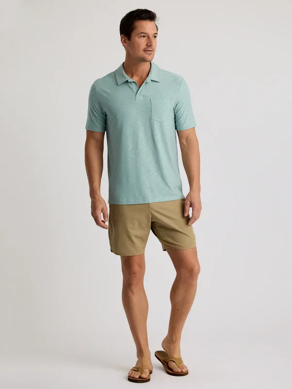 Free Fly Men's Bamboo Slub Polo II