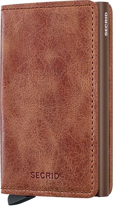 Slimwallet Vintage Cognac- Brown