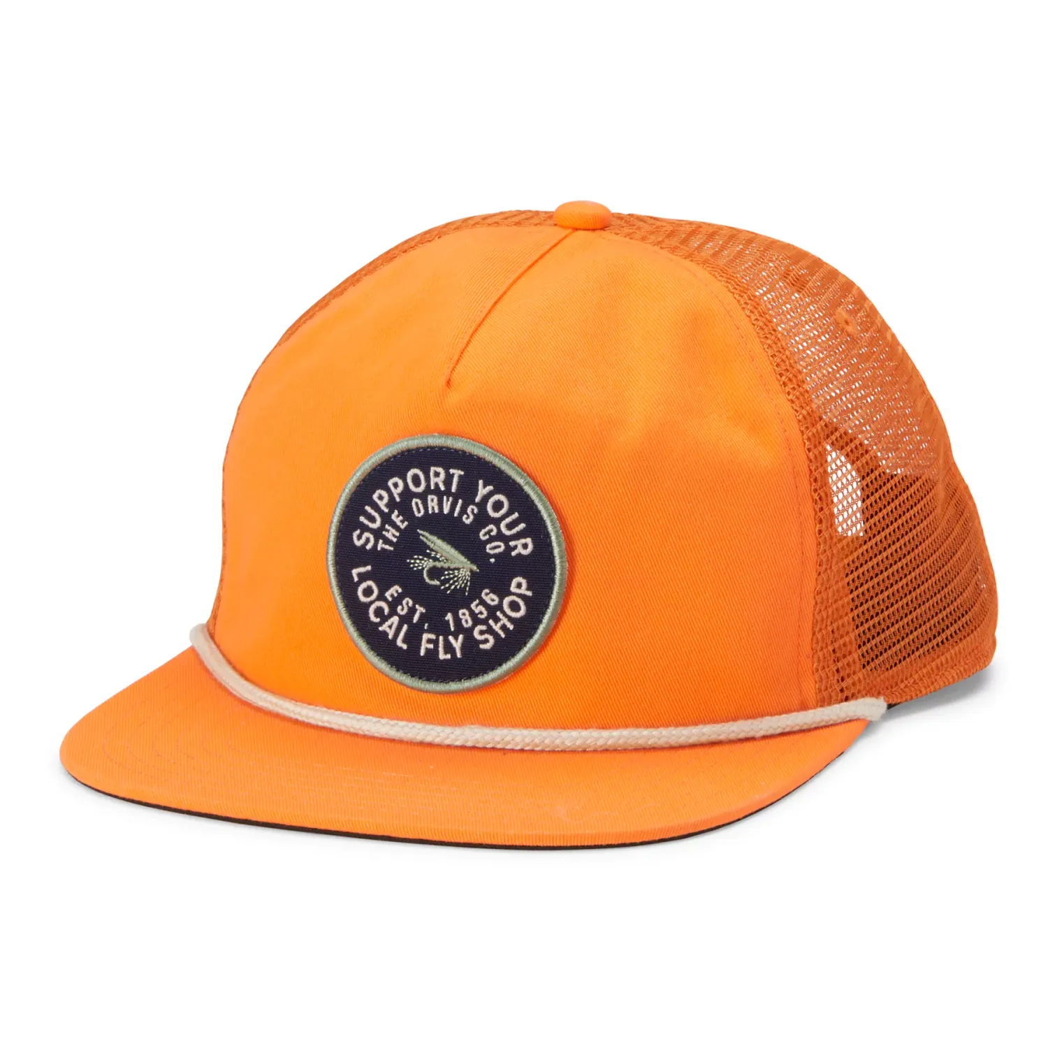Fly Shop Rope Hat - Tangerine