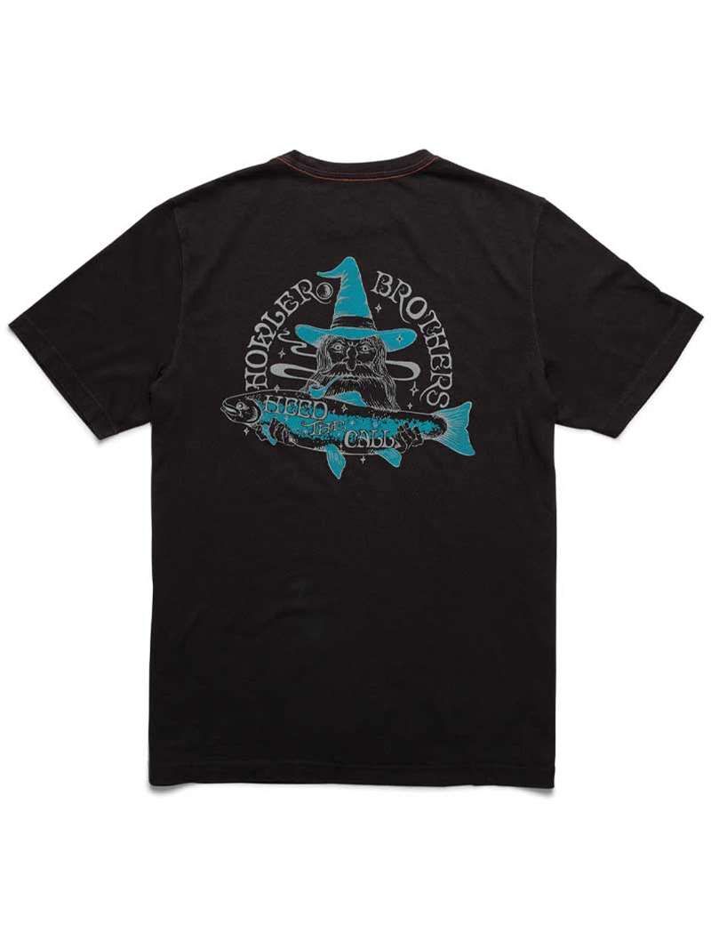 Howler Cotton T-Shirt: River Wizard: Black