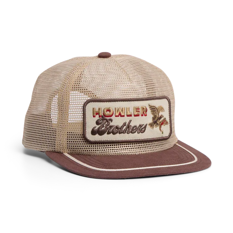 Howler Unstructured Snapback Hat: Feedstore: Osprey Prey: Khaki/Brown