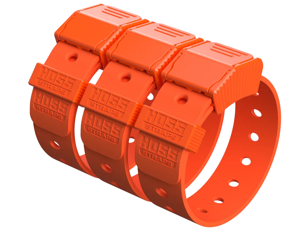 Hoss Straps: 12 Inch Strap- 3 Pack