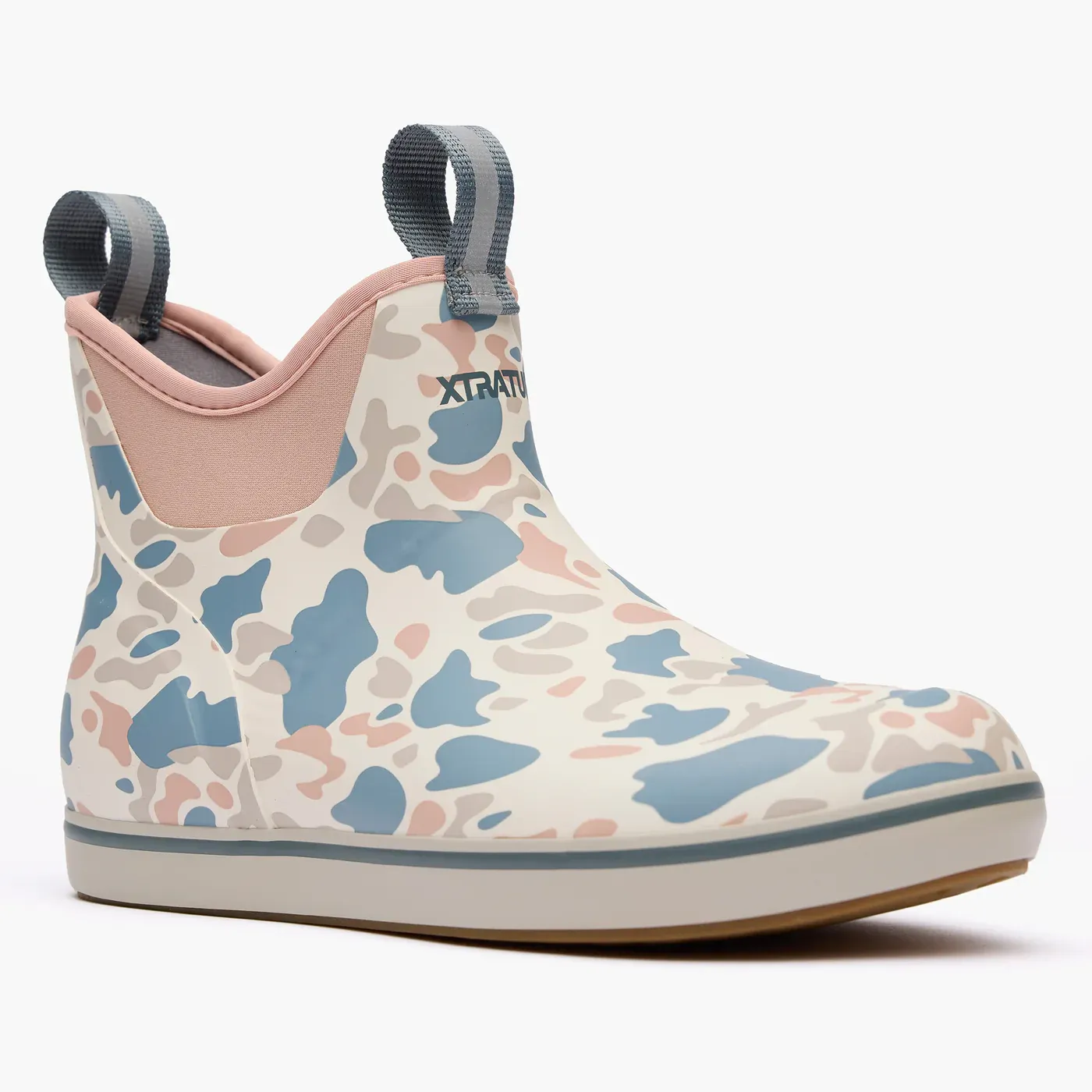 Xtratuf Women&#39;s 6&quot; Ankle Deck Boot Ivory Duck Camo