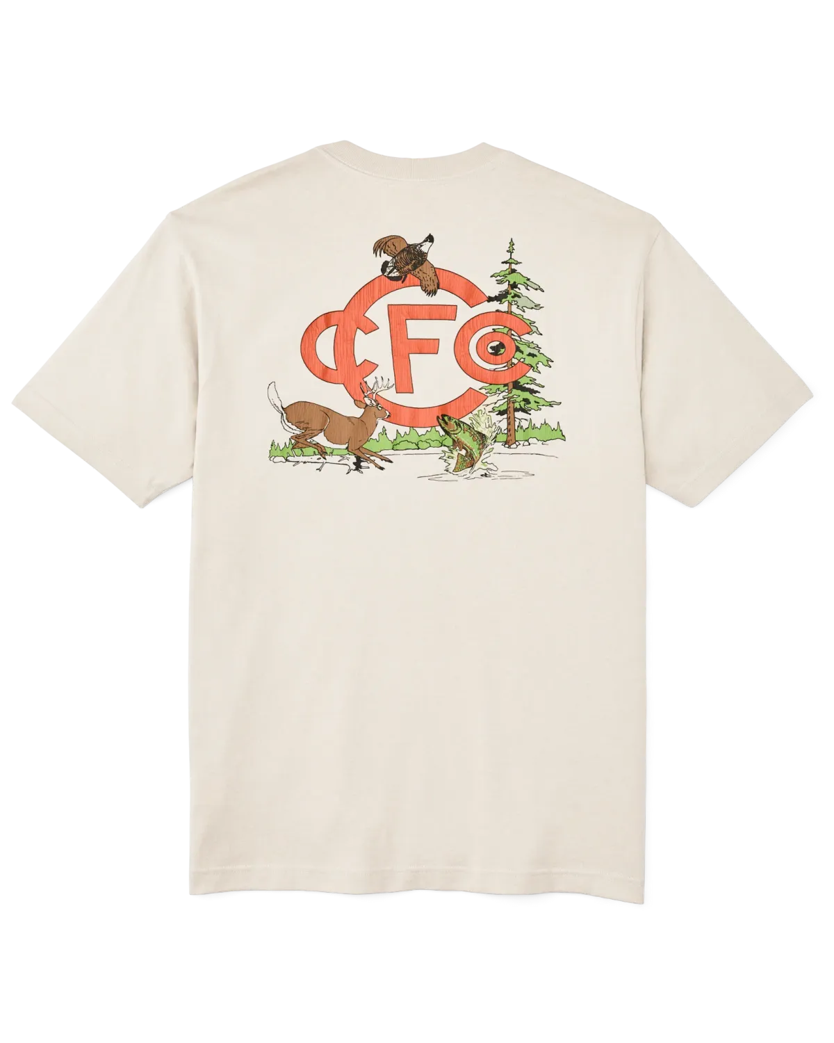 Filson S/S Sportsman Club Graphic T-Shirt- Cliff Grey