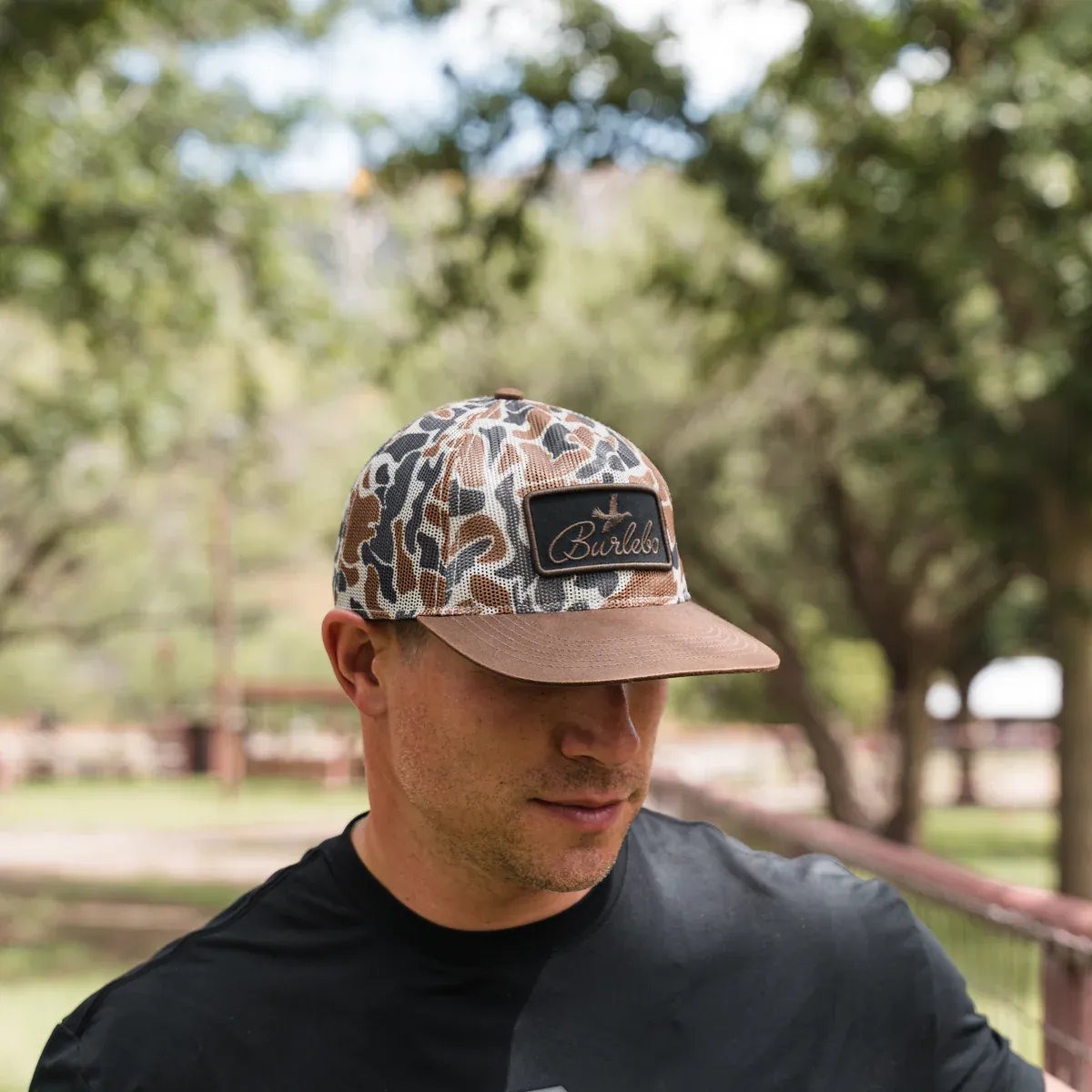 Burlebo Cap- Mesh Woods Camo