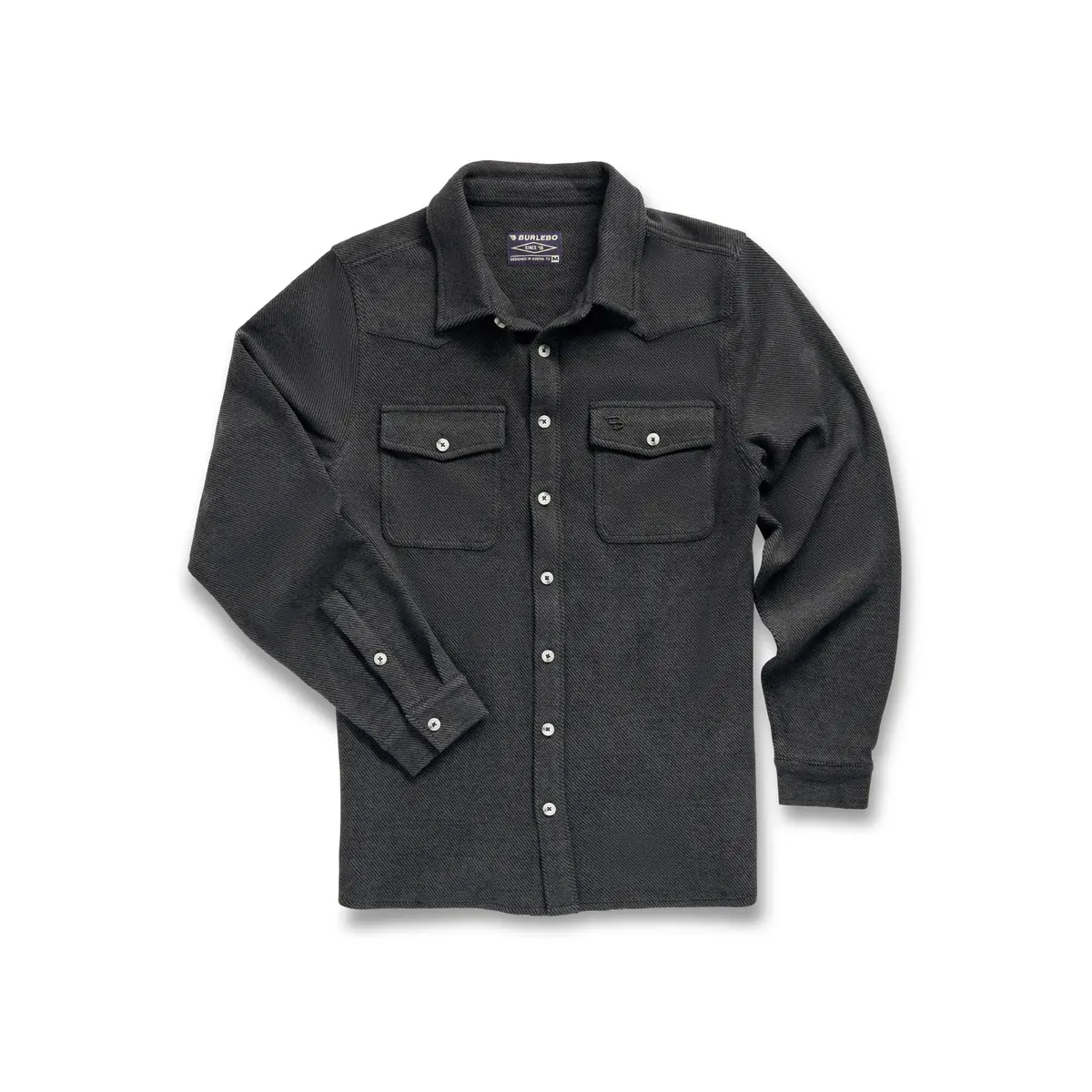 Burlebo Austin Shirt, Color: Heather Black, Size: S