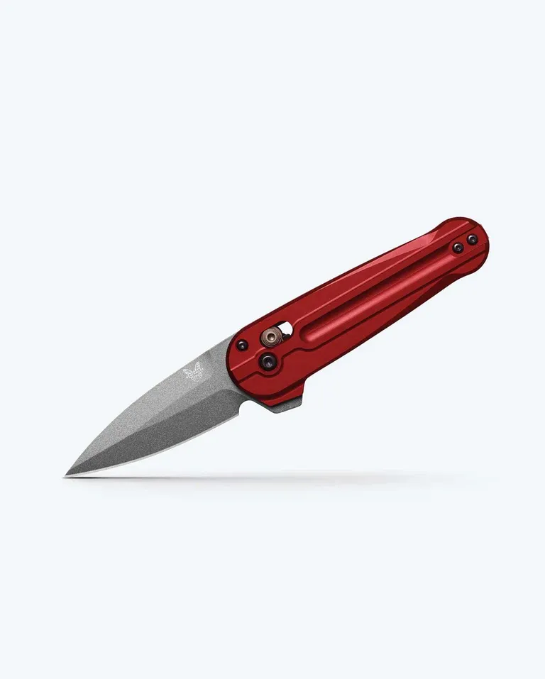 Benchmade 491GY-01 Lowden Red Aluminum