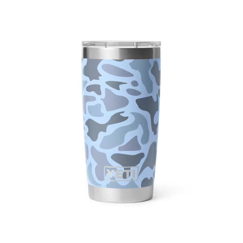 Yeti Rambler 20 oz Tumbler Blue Camo