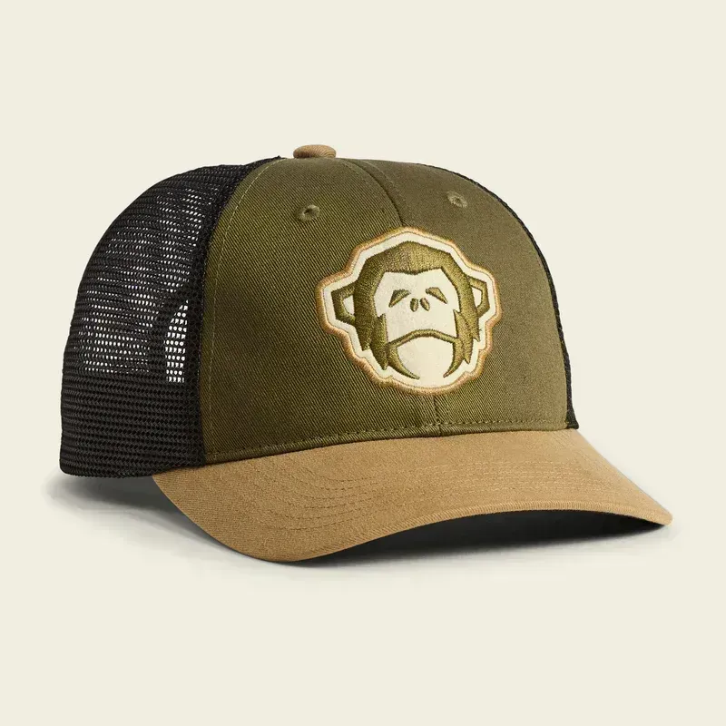 Howler Standard Hats: El Mono: Army/Khaki
