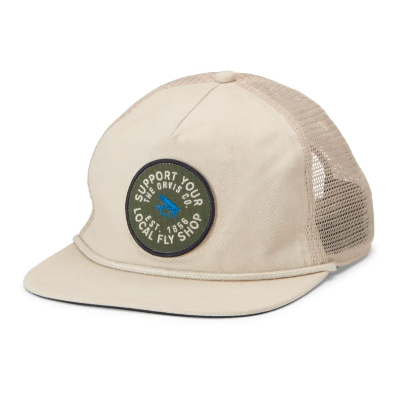 Fly Shop Rope Hat - Pale Stone