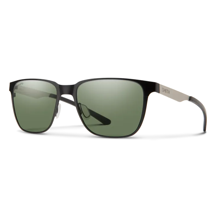 Smith Lowdown Metal Matte Black/ Silver| ChromaPop Polarized Gray Green