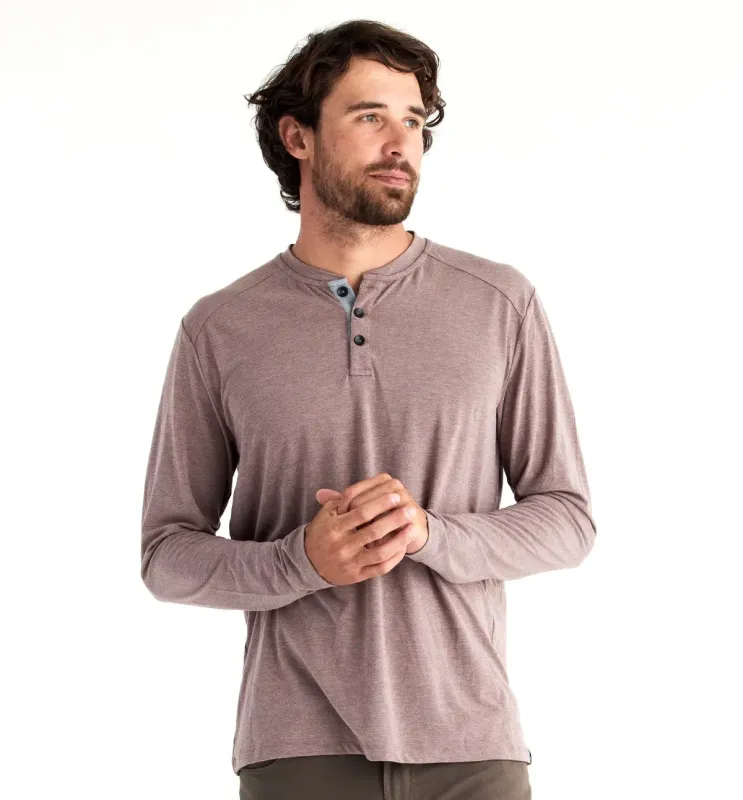 Free Fly Men's Bamboo Flex Henley