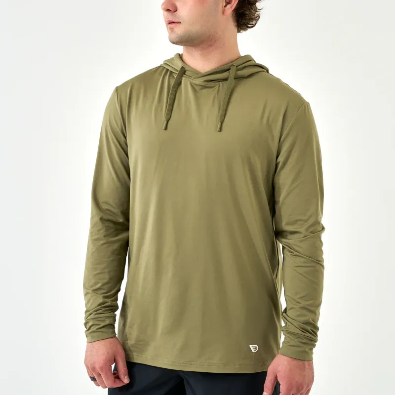 Burlebo Performance Hoodie- Sea Breeze Green