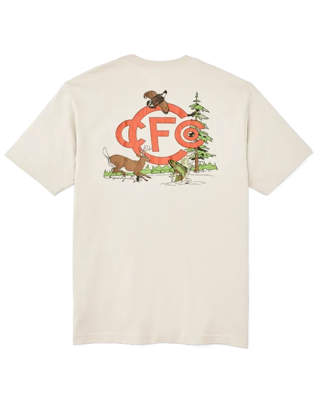 Filson S/S Sportsman Club Graphic T-Shirt- Cliff Grey