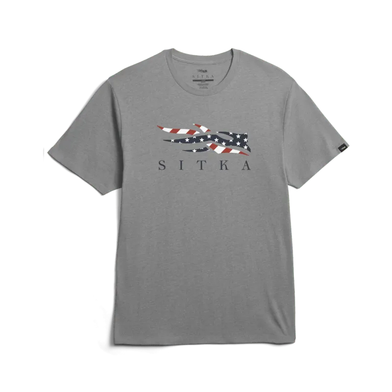 Icon Flag Tee Medium Grey Heather