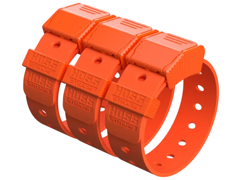 Hoss Straps: 12 Inch Strap- 3 Pack