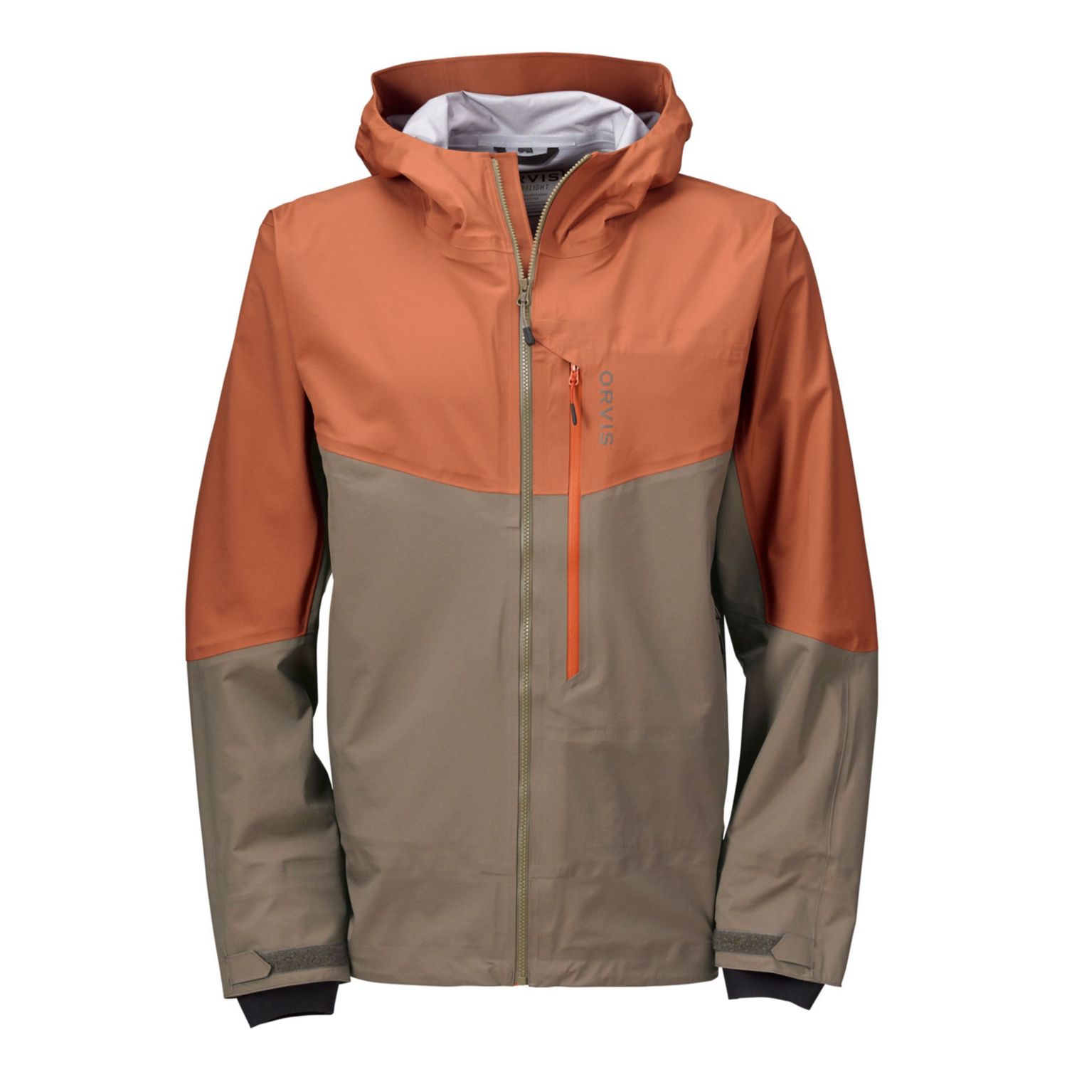 Orvis Men's Ultralight Wading Jacket, Color: Rust, Size: S