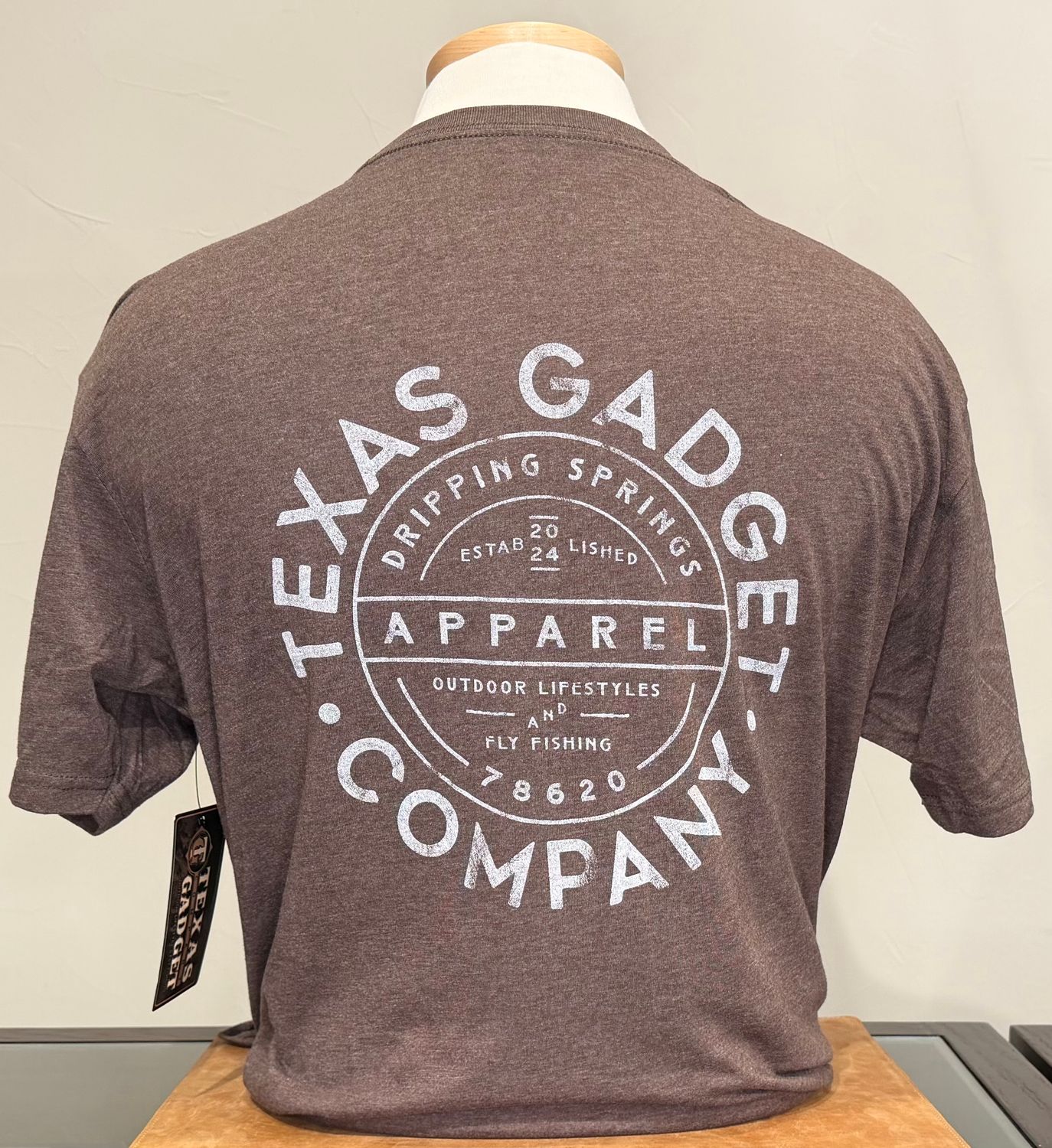 TGC Crossed Rod &amp; Gun Tee - Espresso