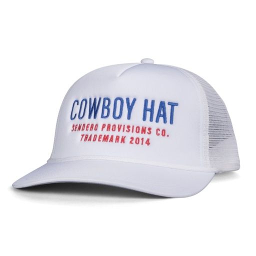 Cowboy Hat, Color: White/Red/Blue