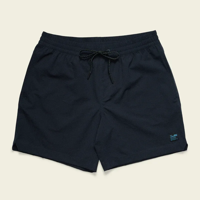 Howler Salado Shorts: Seersucker, Color: Midnight, Size: M