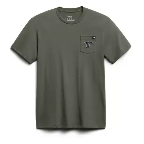 Sitka Species Pocket Tee Cypress Green