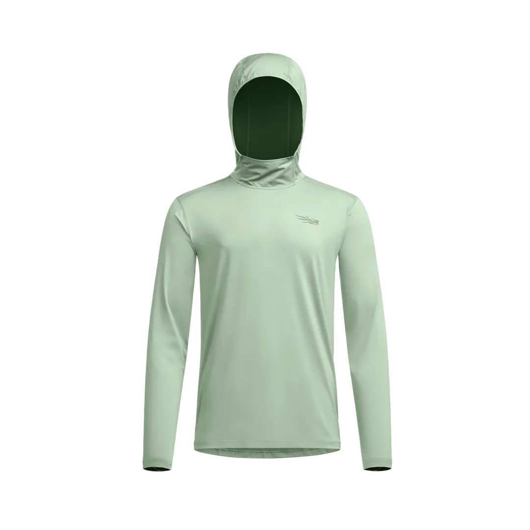 Sitka Guard Sun Hoodie, Color: Foam Green, Size: M