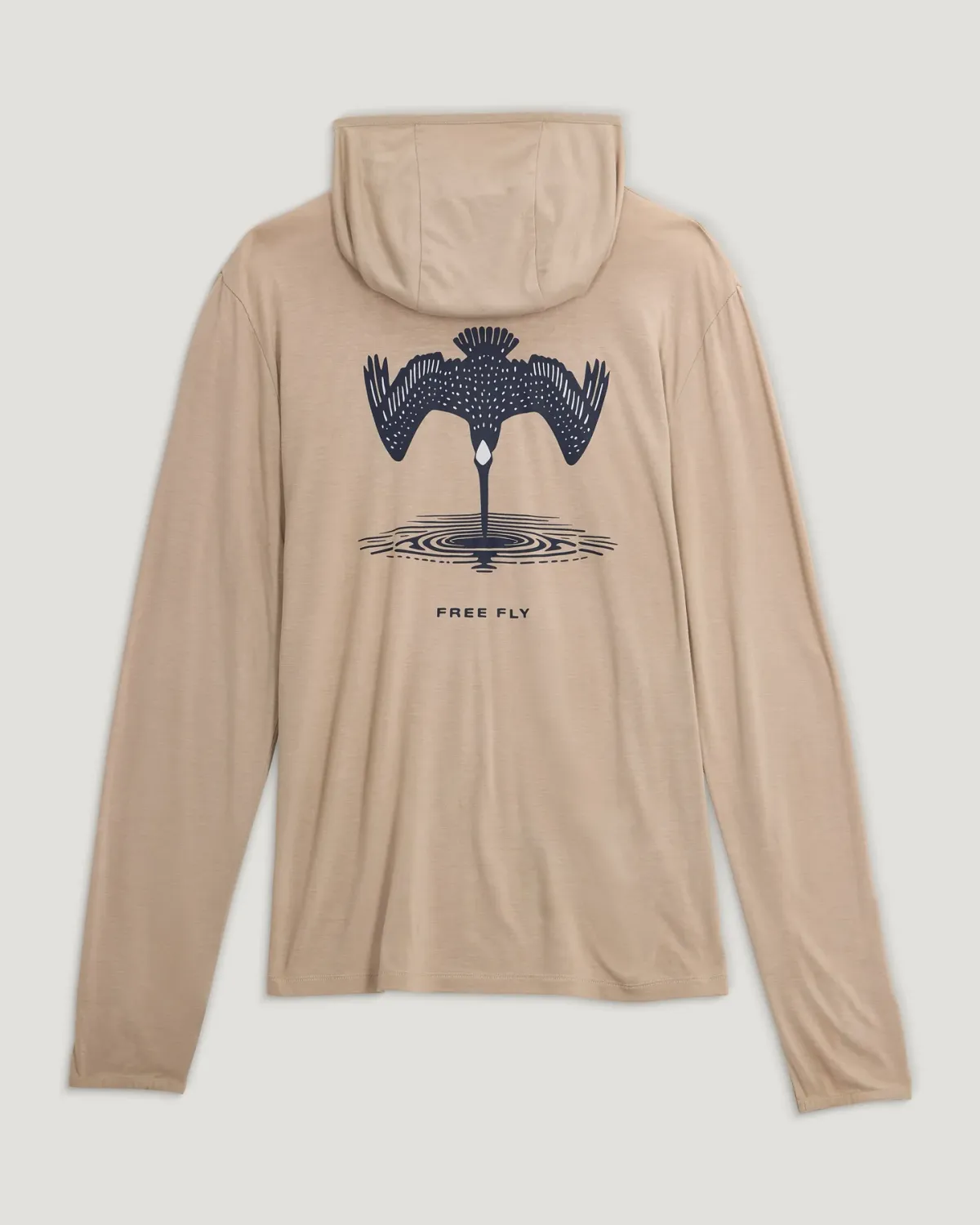 Free Fly Men's Bamboo Lightweight Graphic Hoodie