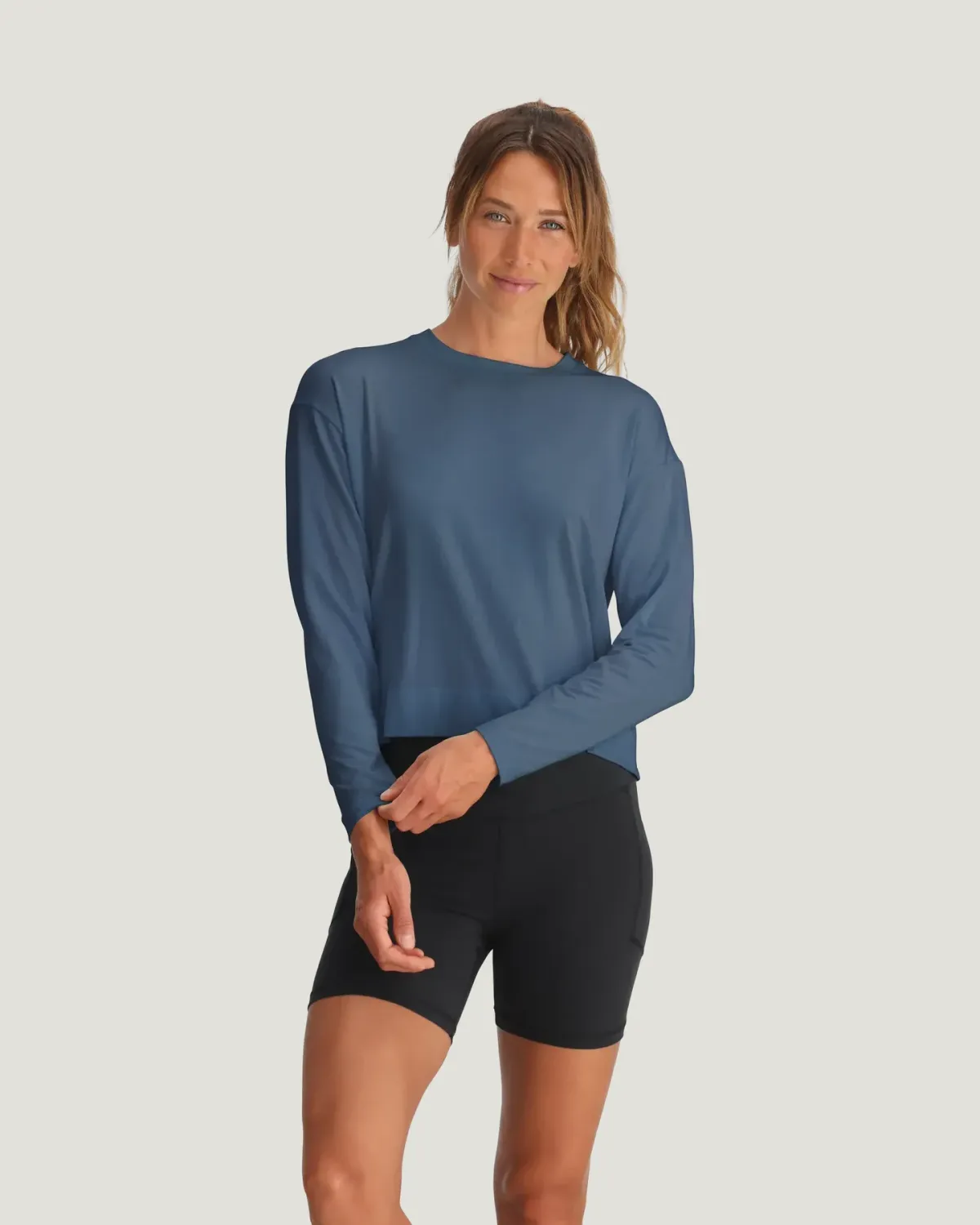 Women's Bamboo Shade Crossover Long Sleeve
