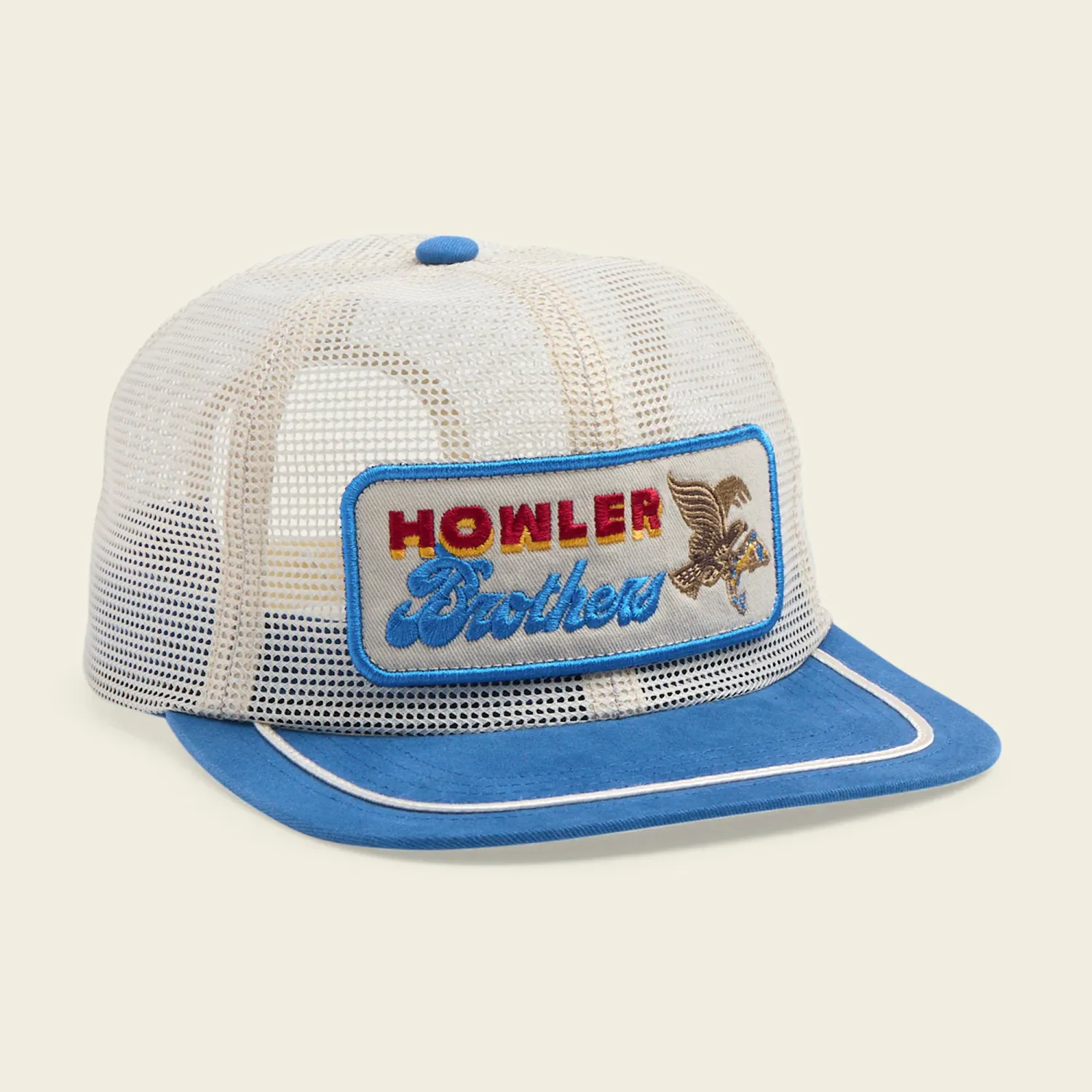 Howler Unstructured Snapback Hats: Feedstore: Osprey Prey: Stone/Blue