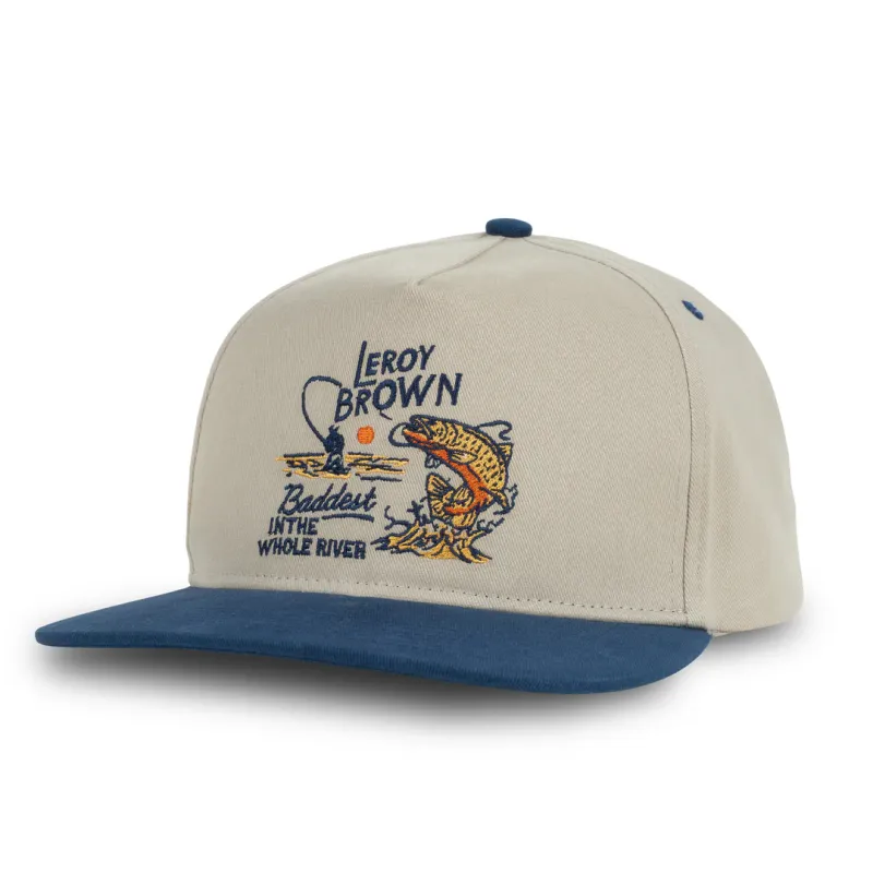 Sendero Leroy Brown Hat- Khaki/ Navy