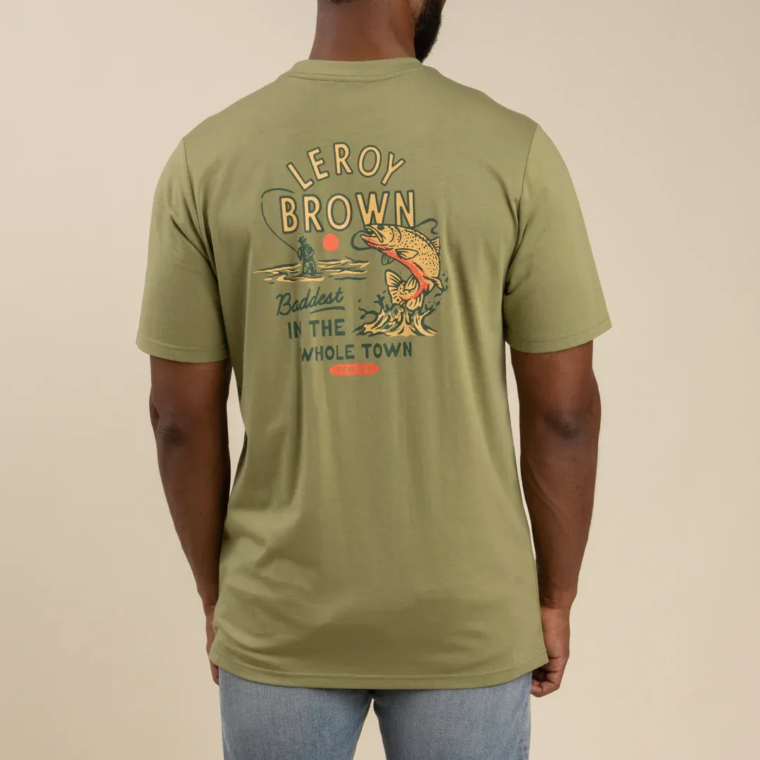 Sendero Leroy Brown T-Shirt- Laguna