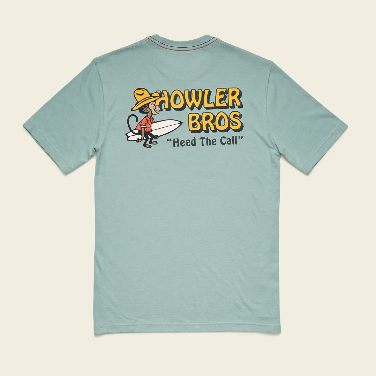 Howler T-Shirt: El Monito Surfs: Riviera Blue