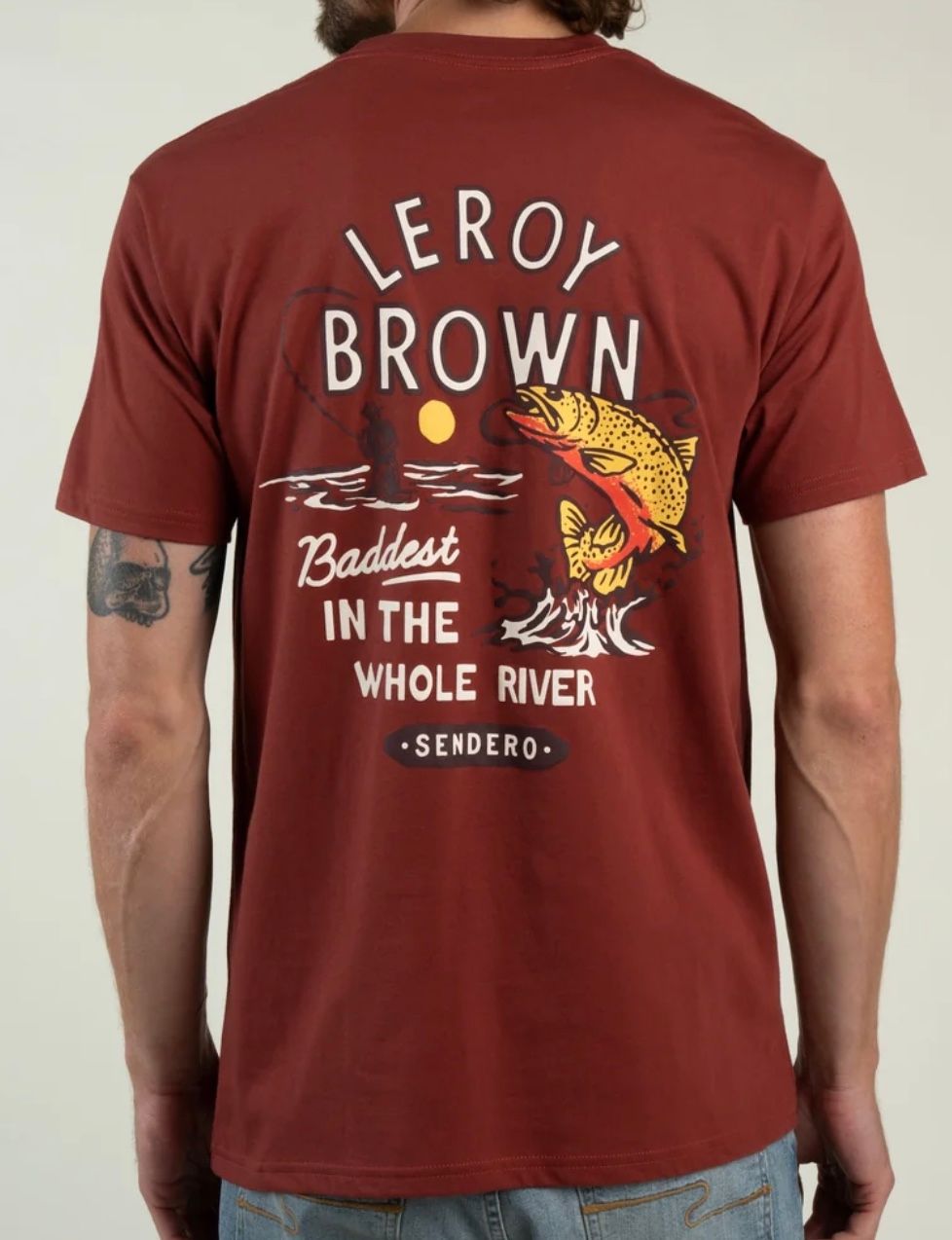 Sendero Leroy Brown T-Shirt - Warm Red
