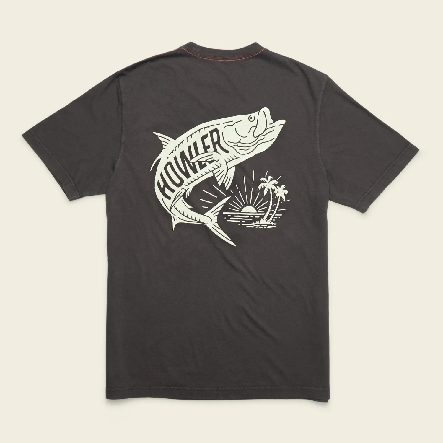 Howler Cotton Pocket T-Shirt: Dancin' King: Antique Black